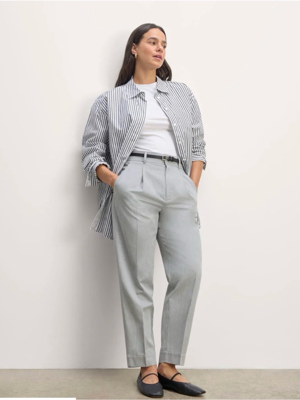Everlane Draper Taper pant in butter smooth - like new